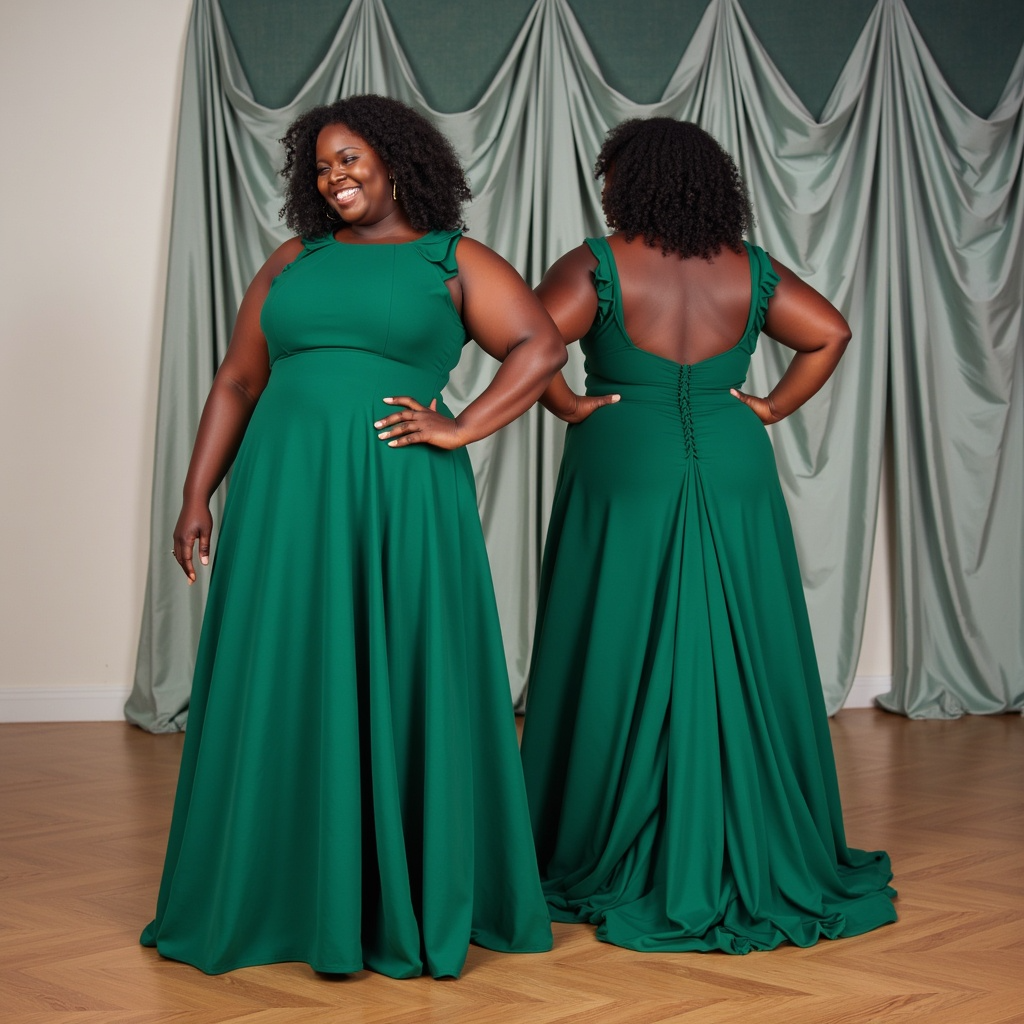 Emerald Elegance Gown