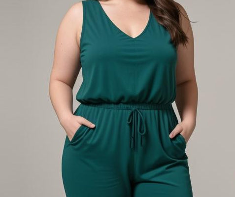 Emerald Elegance Jumpsuit