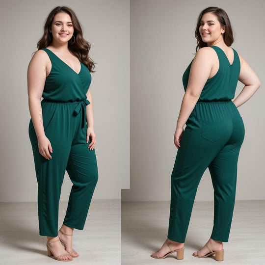 Emerald Elegance Jumpsuit